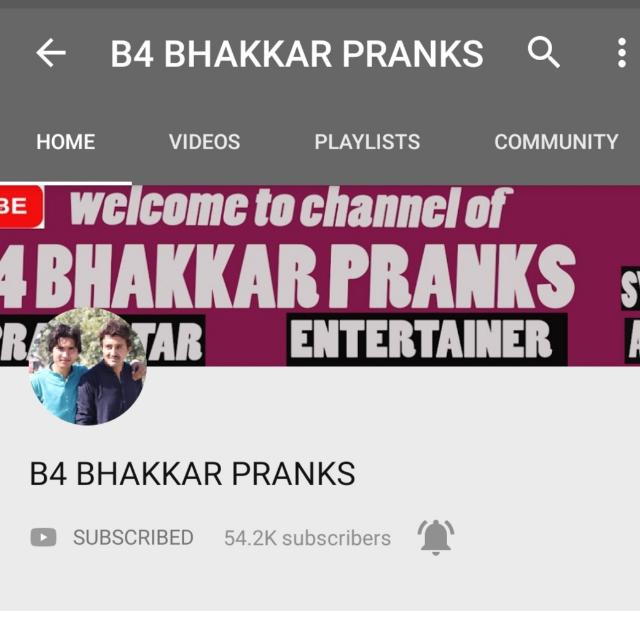 B4 bhakkar Prank
