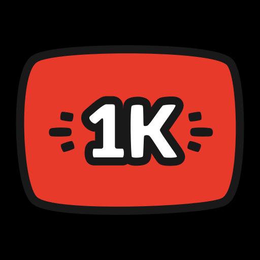 YouTube 1 k