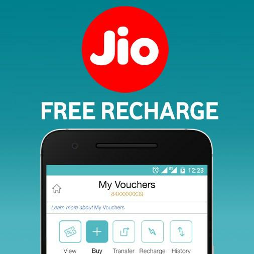 Earn jio recharge free