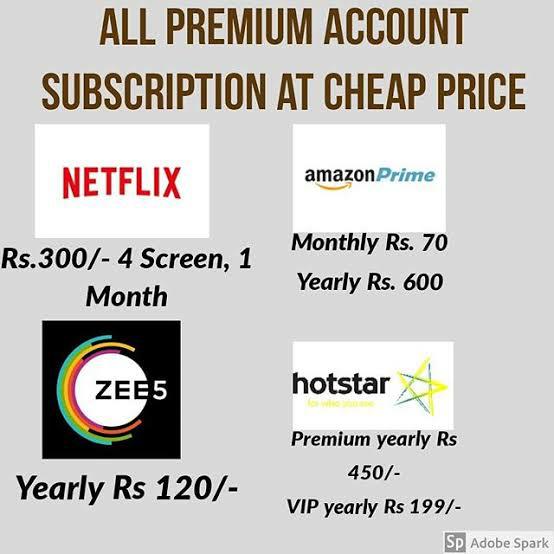 Premiums acc. cheap price