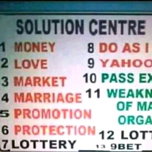 Solution centre????