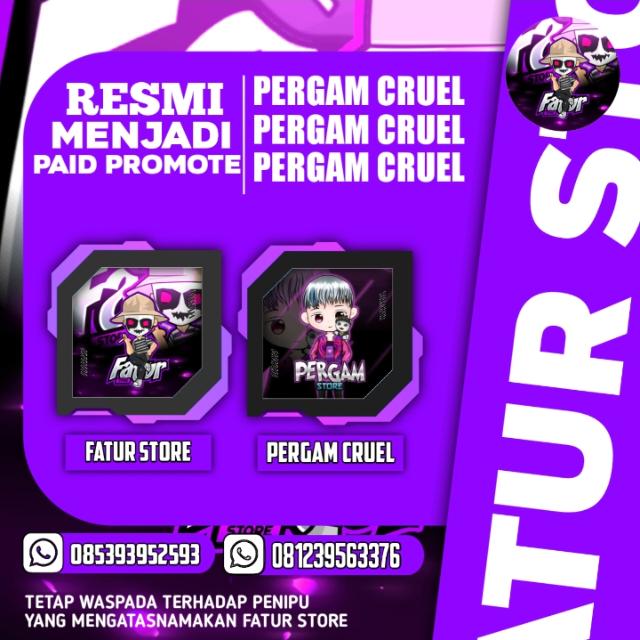 STOCK FATUR STORE X OWN ⚡1