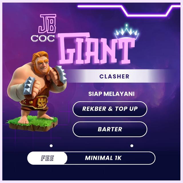 JB COC GIANT CLASHER