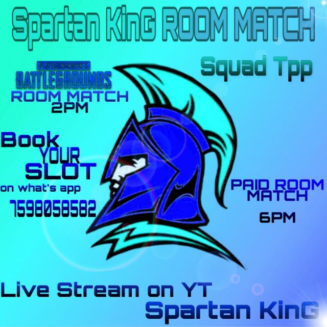 🔥SPARTAN KING ROOM MATCH🔥
