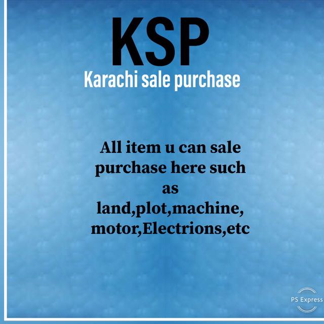 Karachi sale purchase