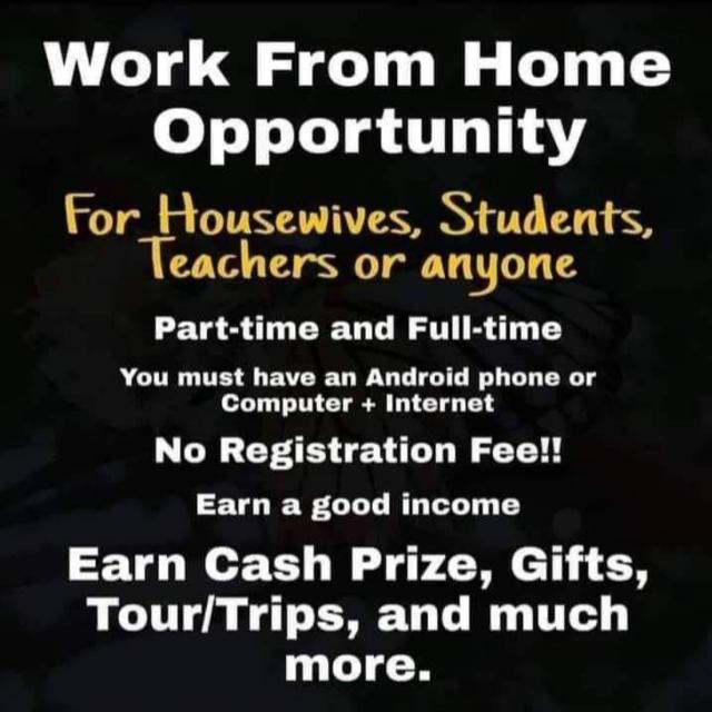 PART TIME JOB AVAILABLE 🖥️