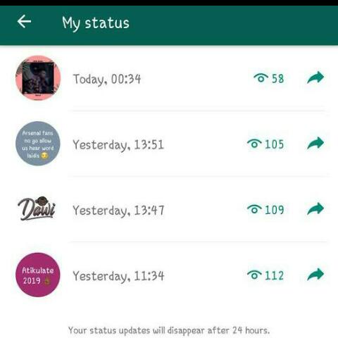 ?...Status view increasing...?