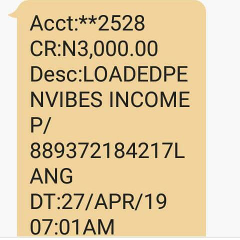 Lodedpenvibes income