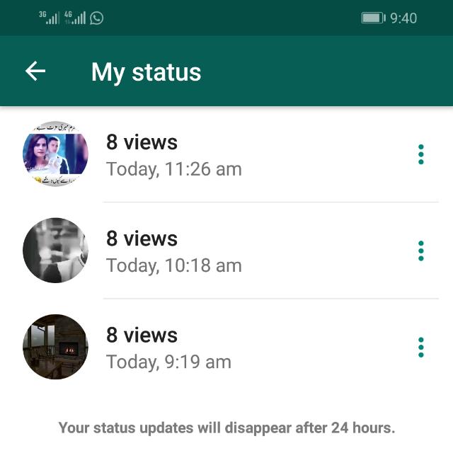 Status views 