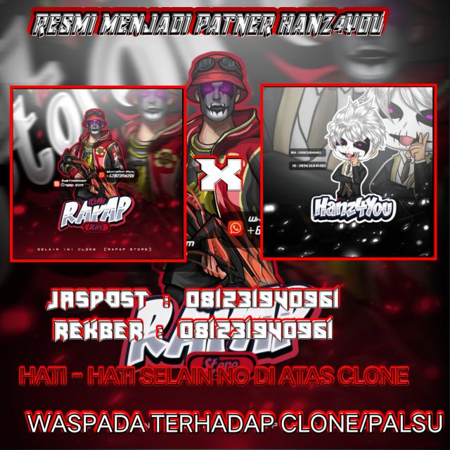 STOK RAPAP STORE x HANZ4YOU