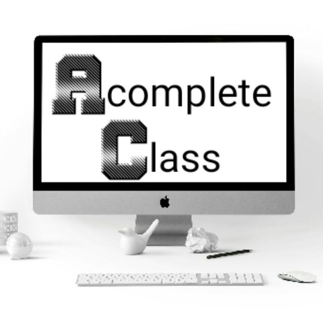 🙏🏻Acomplete Class🙏🏻