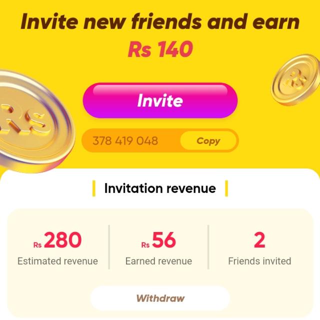 Snack video earing Money