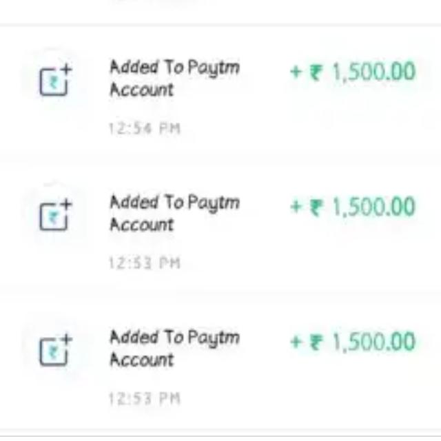 Paytm cashback karo