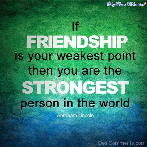 Good friends in world