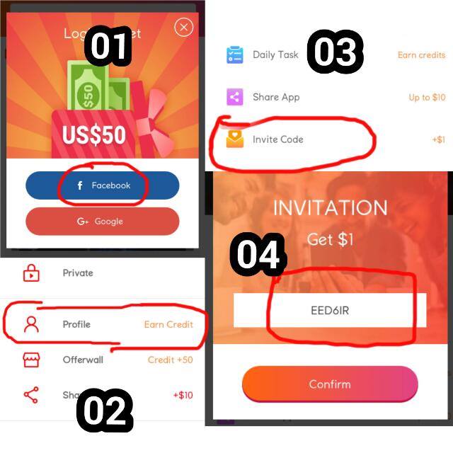 Earn ?Check description?