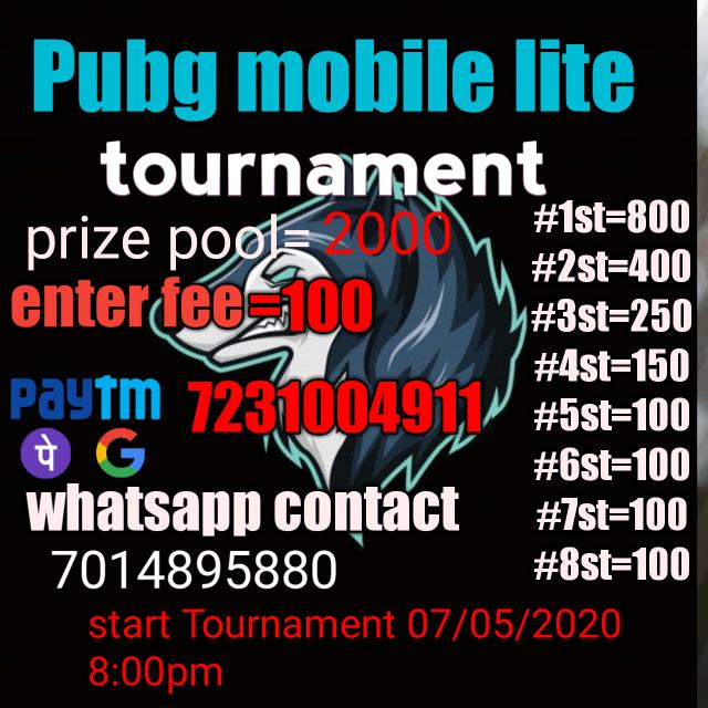 ☠️🇮🇳Tournament🇮🇳PUBG LITE🇮🇳☠️
