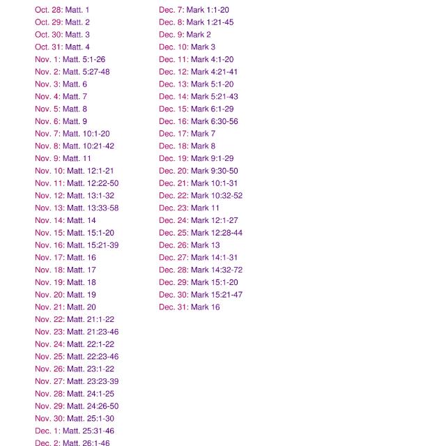 Real Bible study