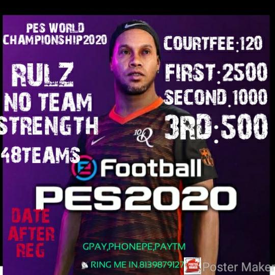 PES 120 COURT FEE TOURNAM