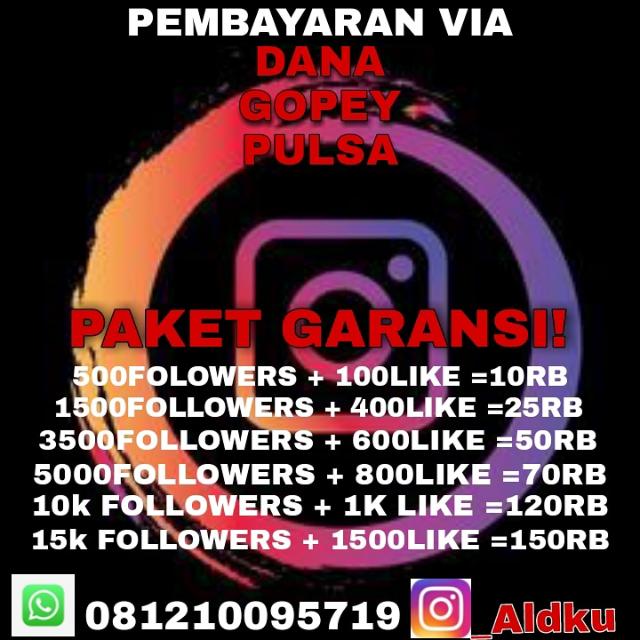 JUAL FOLLOWERS INSTAGRAM⚡