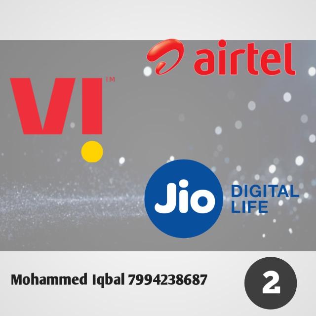 Airtel & V! & Jio