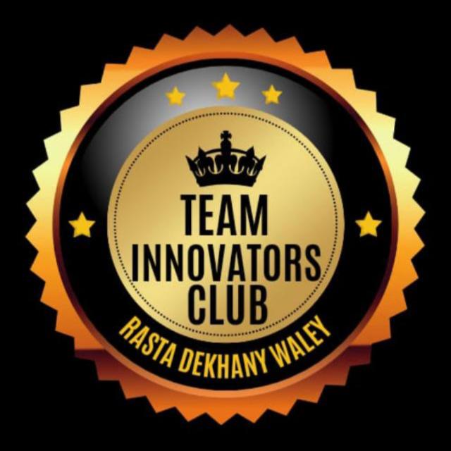 INNOVATOR CLUB PAKISTAN'S TOP TEAM 🔥