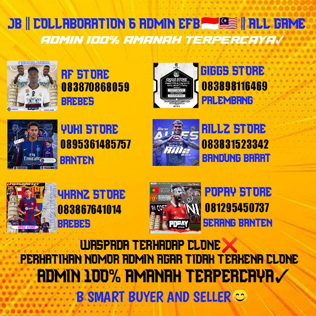 JB || COLABORATION 6 ADMIN EFB????|| ALL GAME