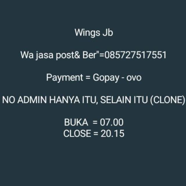 JB || WINGS REAL || !!!??