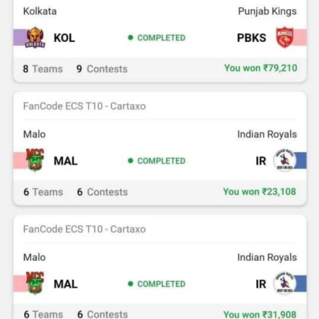 Dream11 pro players