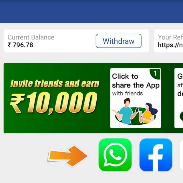 Refer and earning 