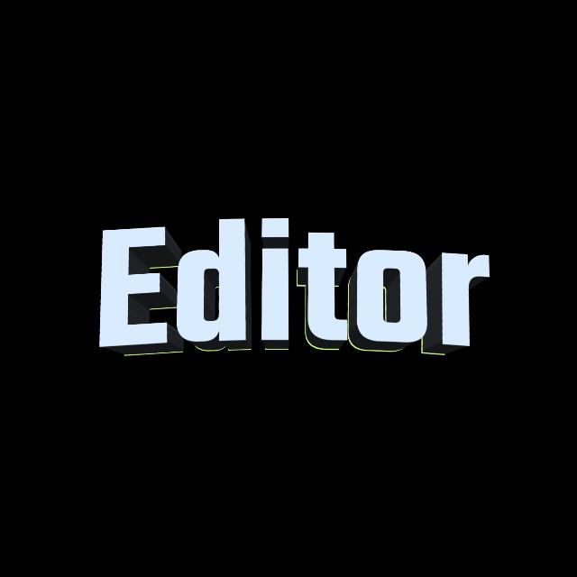 *____ ⃝⃝ᴇᴅɪᴛᴏʀ⍚????___*
 ━