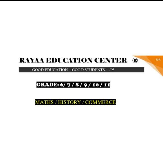 RAYAA EDUCATION CENTER ®2️⃣