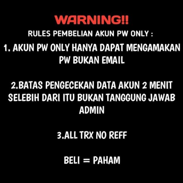 ||STOK RESS PW ONLY¹ ||