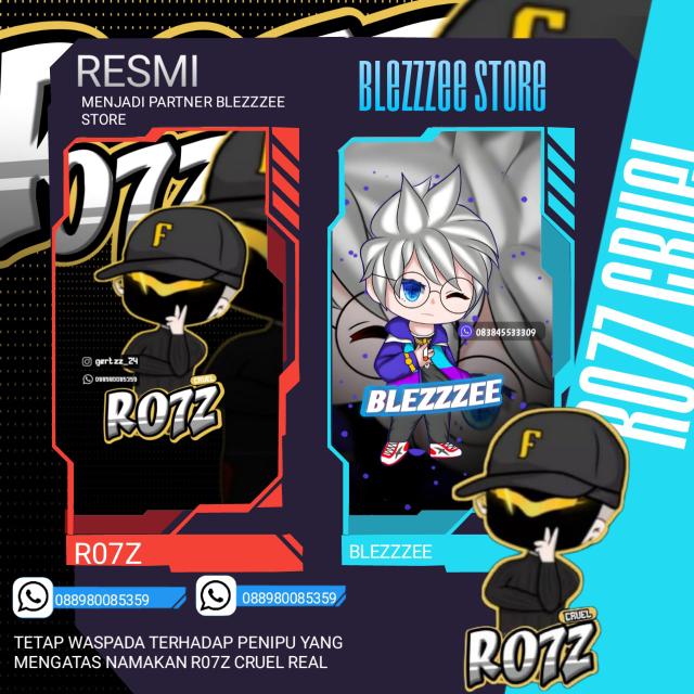 STOK || R07Z CRUEL X BLEZZZEE STORE