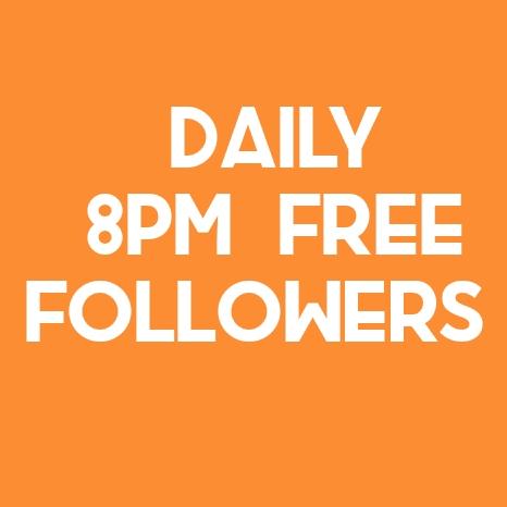 8PM FREE FOLLOWERS