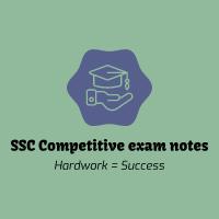 SSC Competitive exam note