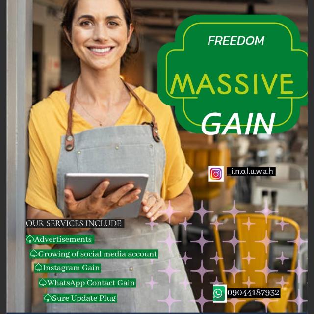 FREEDOM CONTACT GAIN ©️