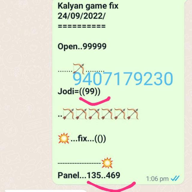 Kalyan fix panel
