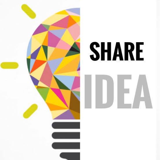 Share Ideas?✅