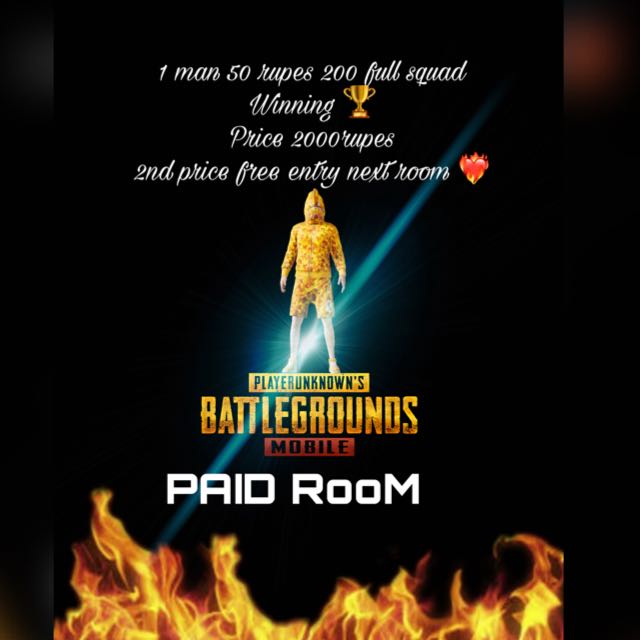 Room Tournaments Pubg 🔝
