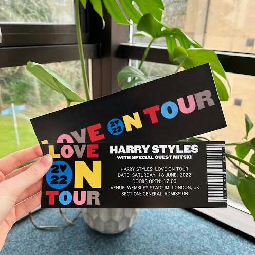 HARRY STYLE TICKET MASTER