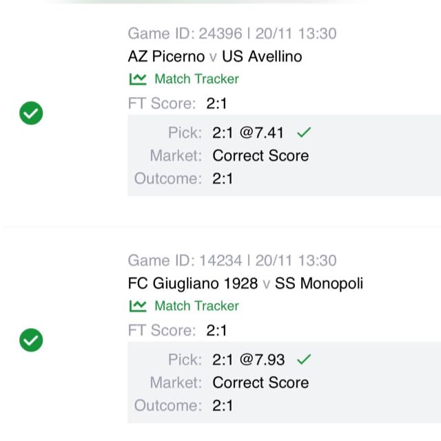 ??FREE FIXED ❤️?MATCHES❤️?