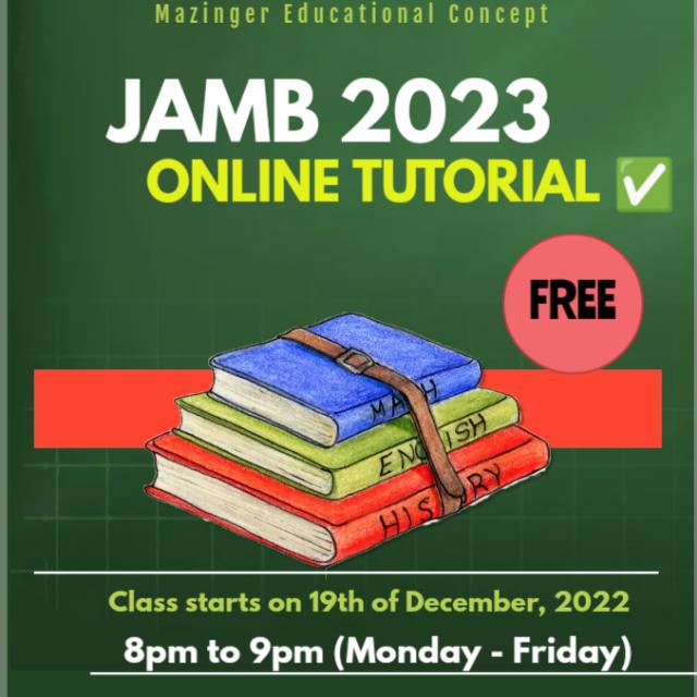 JAMB 2023 FREE TUTORIAL ✅