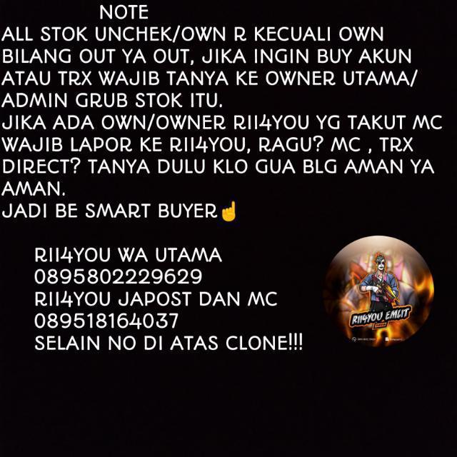 OWN RII4YOU | STOK MUMER¹³