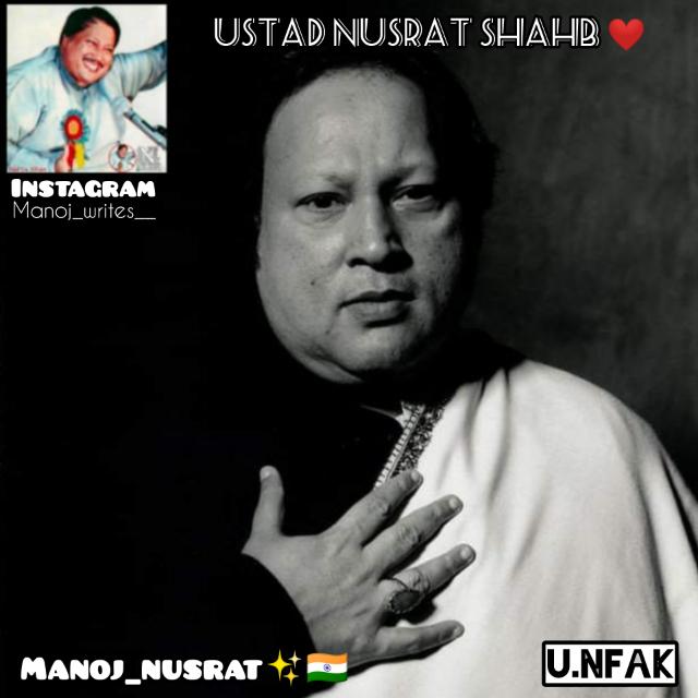 Ustad Nusrat Fateh Ali Khan shahb ❤️