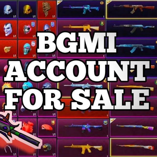 Bgmi account selling 💯❤