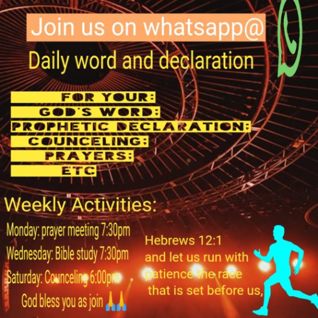 Daily word and declaratio
