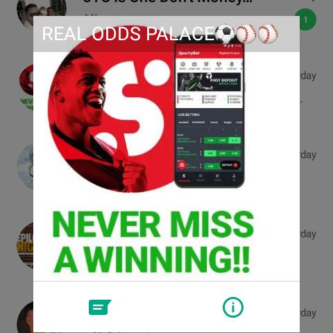 REAL ODDS PALACE 2 ?⚾⚾?⚽