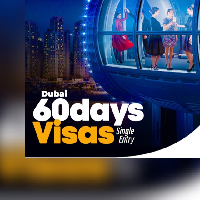 Dubai visa available                           30days and 60days