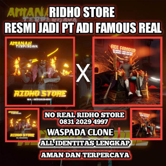 STOKK || RIDHO STORE X ADI FAMOUS