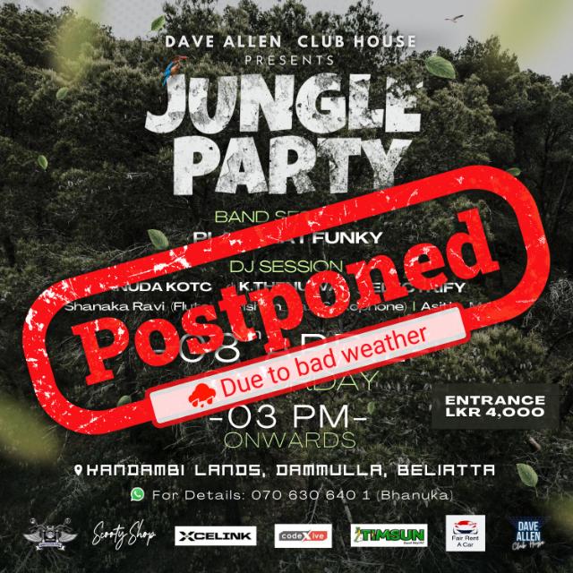 Jungle party 8th mar